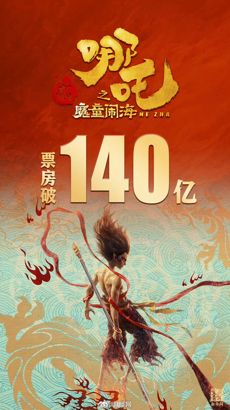 震撼！哪吒2票房狂飙140亿，背后的秘密让人瞠目结舌！